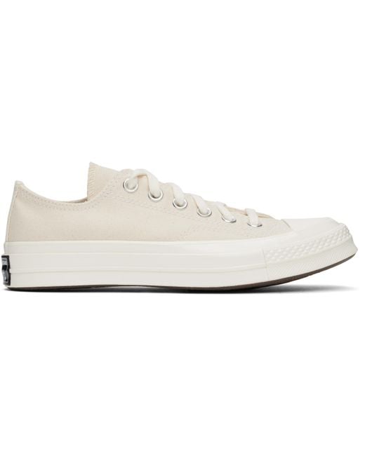 Converse Black Off- Chuck 70 Low Top Sneakers for men