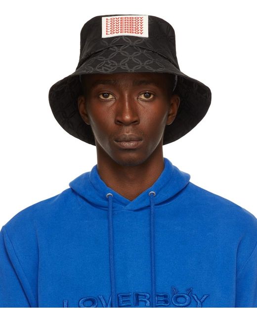 Charles Jeffrey Synthetic Polyester Bucket Hat in Blue for Men - Lyst