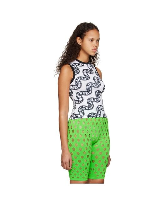 Maisie Wilen Green Muscle Beach Tank Top