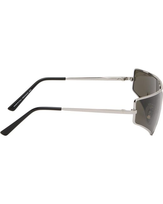 Rick Owens Black Temple Prong Sunglasses for men