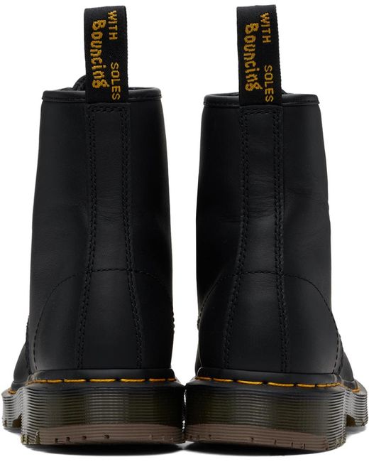 Dr. Martens Black 1460 Slip Resistant Lace-up Boots for men