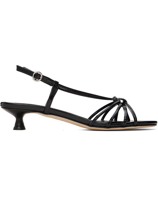 Sandales À Petit Talon Rhonda Noires Aeyde en coloris Black