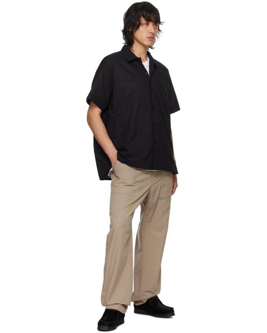 Enginee garments chemise noire à poches plaquées Engineered Garments pour homme en coloris Black