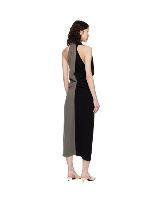 Proenza Schouler Black Elsa Midi Dress