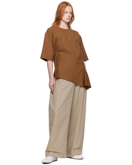 Studio Nicholson ブラウン Vichy トップス Brown