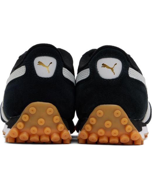 メンズ PUMA ブラック Easy Rider Footie スニーカー Black