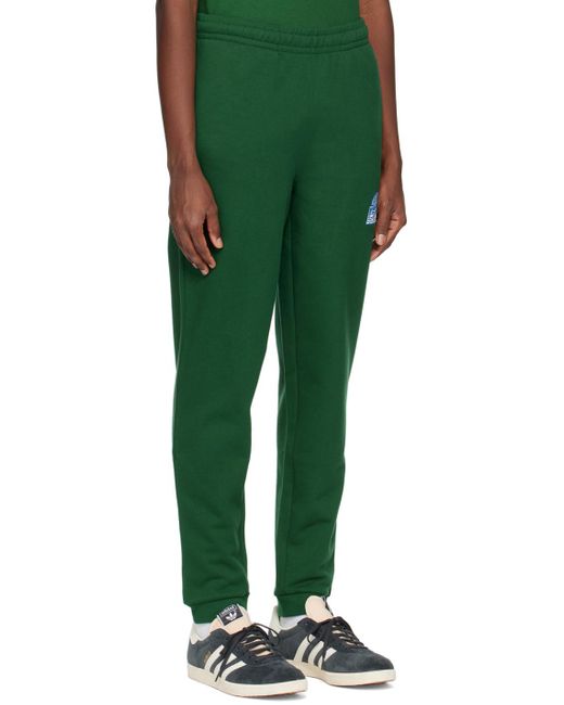 Lacoste Green Tapered Lounge Pants for men