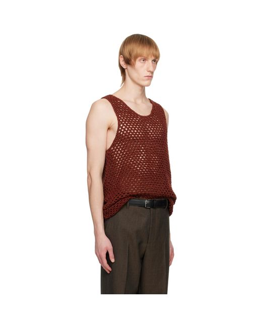 The Row Red Albertas Tank Top for men