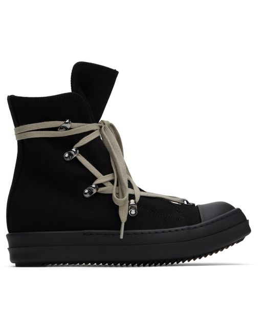 Rick Owens ブラック Hollywood Hexa Sneaks スニーカー Black