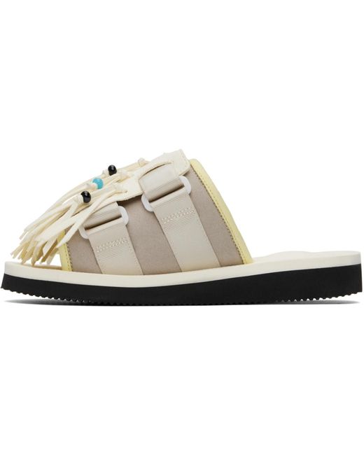 Suicoke Black Off-white Hoto-cab Sandals for men