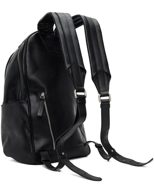 Officine Creative Black Quentin 012 Backpack for men