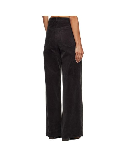 A.P.C. Black Clyde Trousers