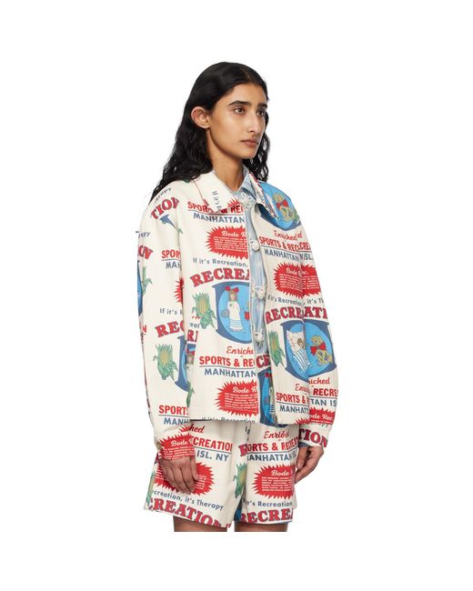 Bode Red Off- Enrichment Jacket
