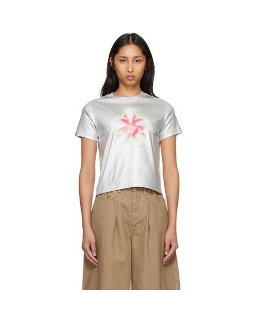 Casablanca Multicolor Ribbed T-Shirt