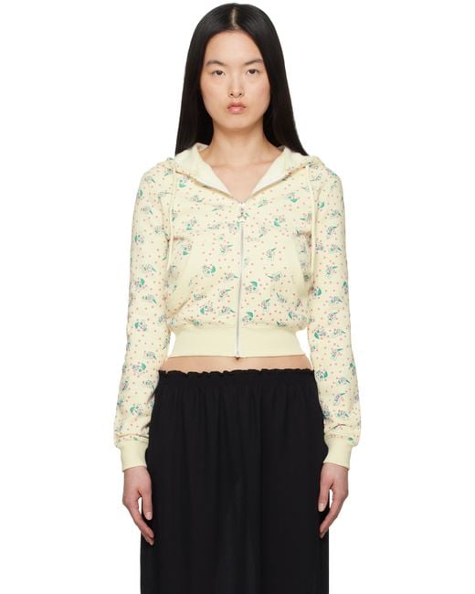 Ashley Williams オフホワイト Care Shrunk Baby フーディ ブラック | Lyst