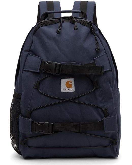 Carhartt Blue Navy Kickflip Backpack for men