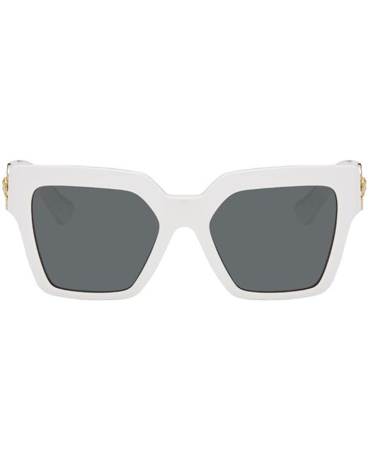 Versace Black Medusa Deco Butterfly Sunglasses