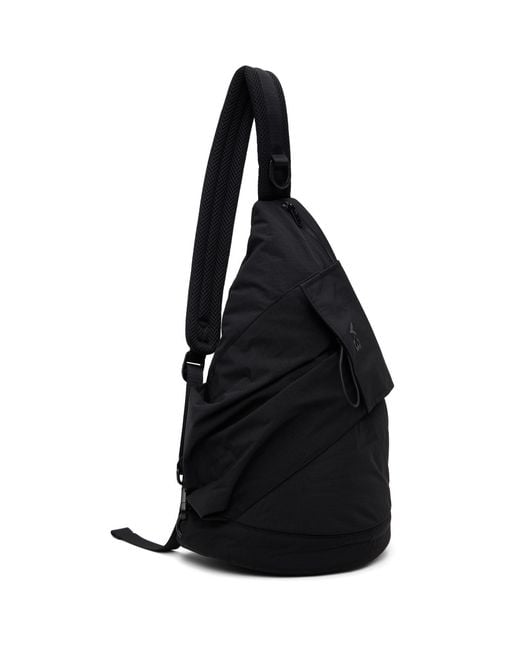 Y-3 Black Utility Sling Bag for men