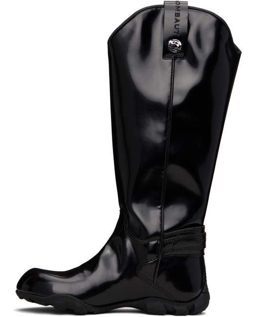 Rombaut ブラック No Cow エナメル カウボーイブーツ Black