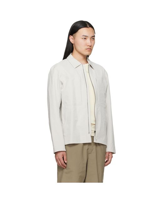 Veilance White Off- Mionn Softshell Overshirt for men