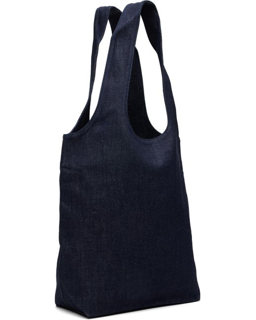 メンズ A.P.C. インディゴ スモール Ninon トートバッグ Blue