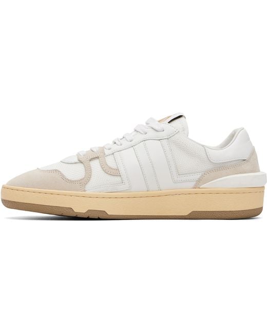 Lanvin White Clay Sneakers for men