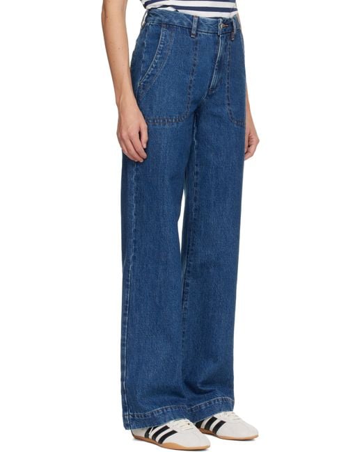 A.P.C. Blue Seaside Jeans