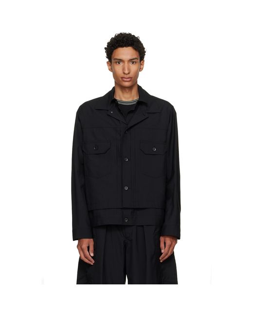 Sacai Black Suiting Jacket for men