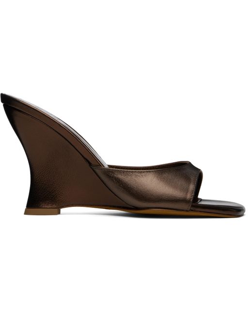 Maryam Nassir Zadeh Black Lido Wedge Heeled Sandals