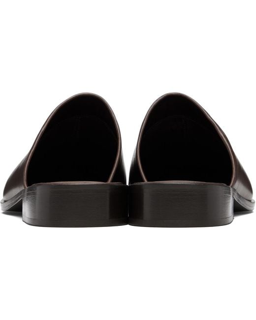 Studio Nicholson Black Barlow Slip-On Loafers for men