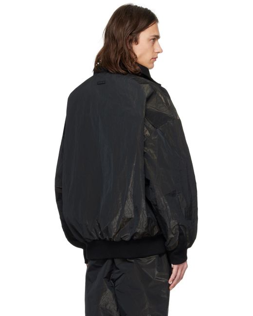 Fear Of God Black Half-Zip Jacket for men