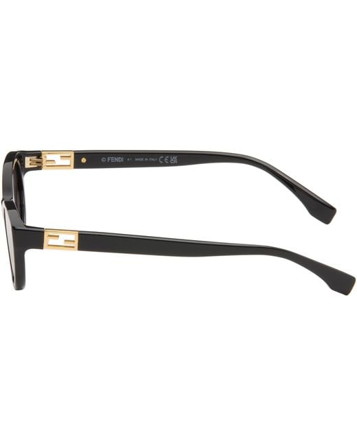 Fendi Gray Baguette Sunglasses