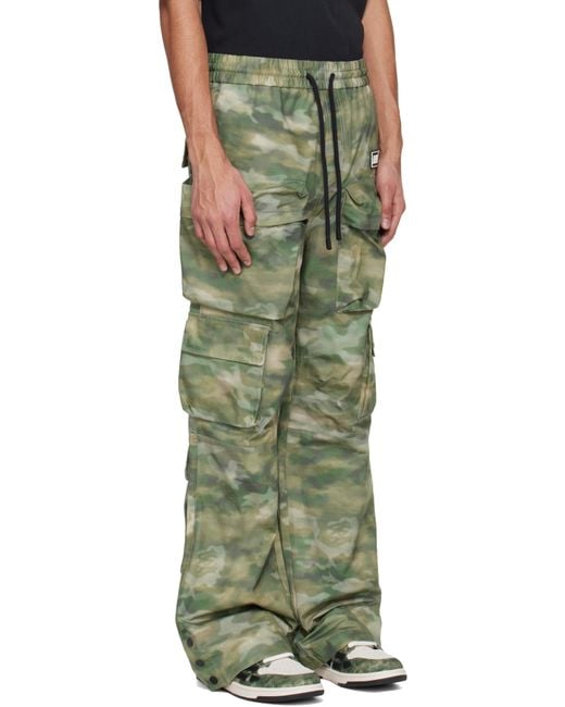 Amiri Green Multi Pocket Cargo Pants for men