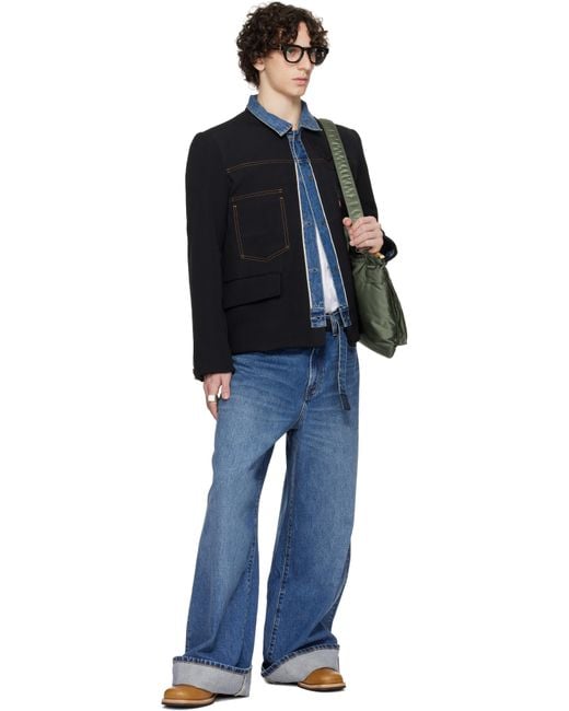 Levi's® x sacai デニム　マトラッセ　ツイル　ジャケット Sacai - リーバイス×サカイ マテラス・ツイル リバーシブル