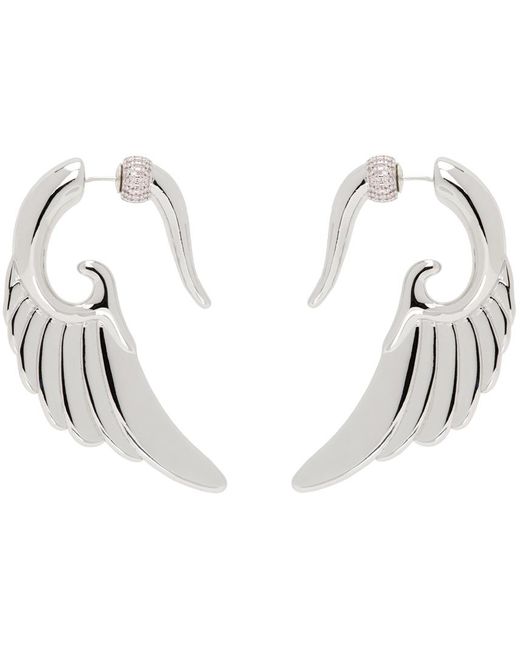 OTTOLINGER Black Wing Earrings for men