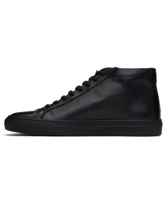 Common Projects Black Original Achilles Mid Sneakers for men