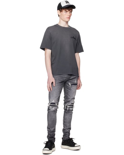メンズ Amiri グレー Bleach Bandana Patch Tシャツ ブラック | Lyst メンズ Amiri グレー Bleach Bandana Patch Tシャツ ブラック | Lyst