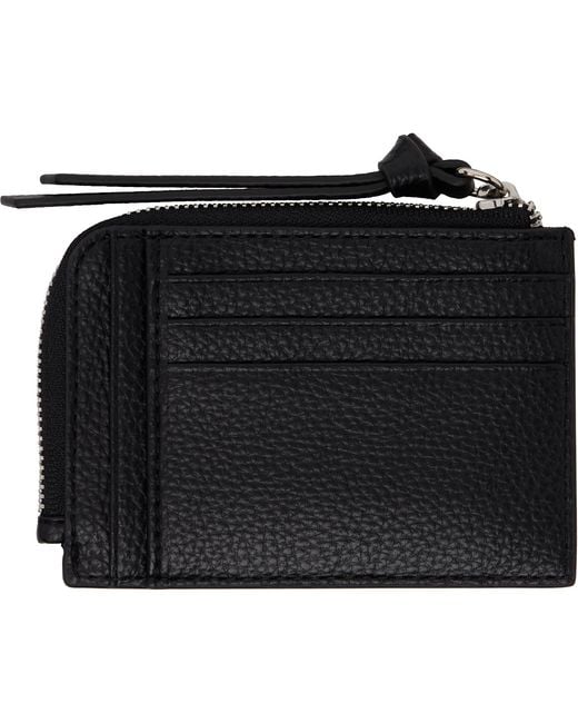 Vivienne Westwood Black Zip Card Holder