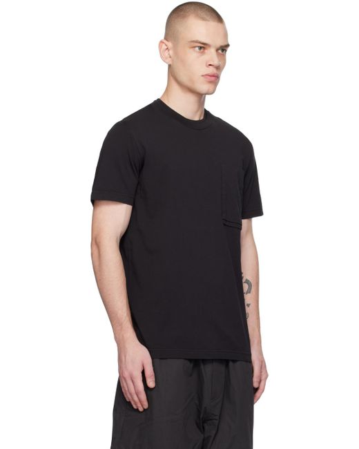 Moncler Black Patch Pocket T-shirt for men