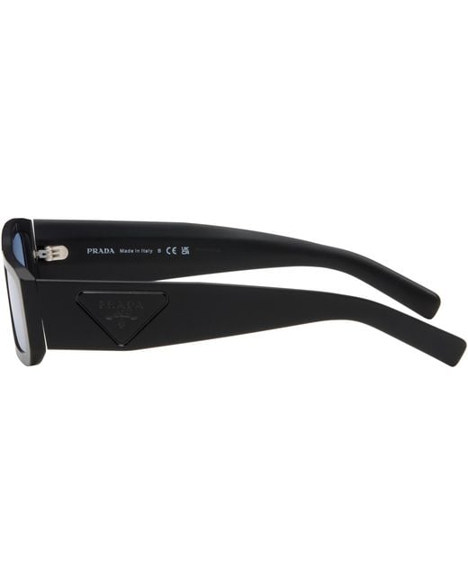 Prada Blue Rectangular Sunglasses for men