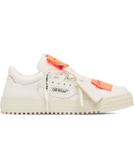 Off-White c/o Virgil Abloh Black Low Top 3.0 Off Court Sneakers for men