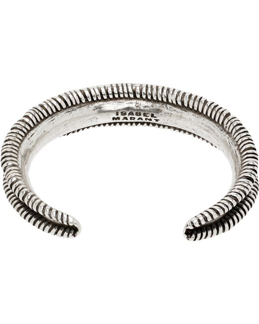 Isabel Marant Black Gd Cuff Bracelet for men