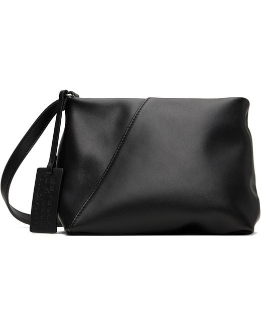 MM6 by Maison Margiela Black Origami Shoulder Bag for men