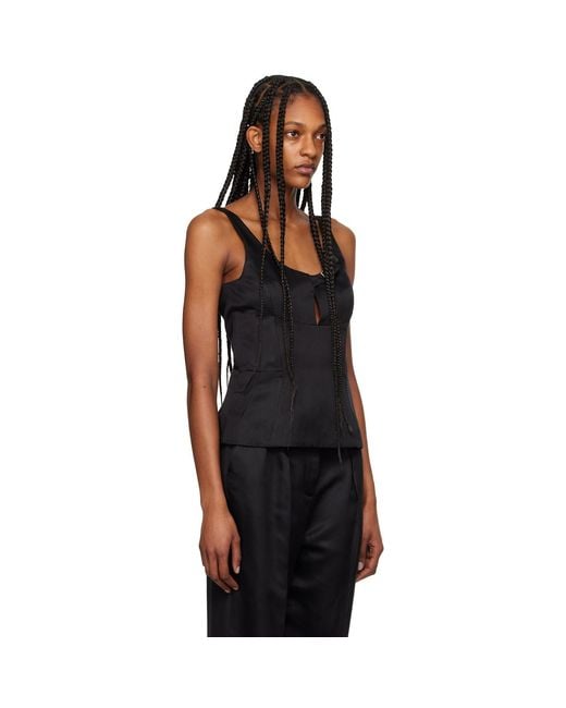 Gabriela Hearst Black Avalon Camisole
