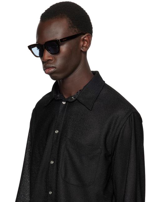 Retrosuperfuture Black Tortoiseshell Giusto Sunglasses for men