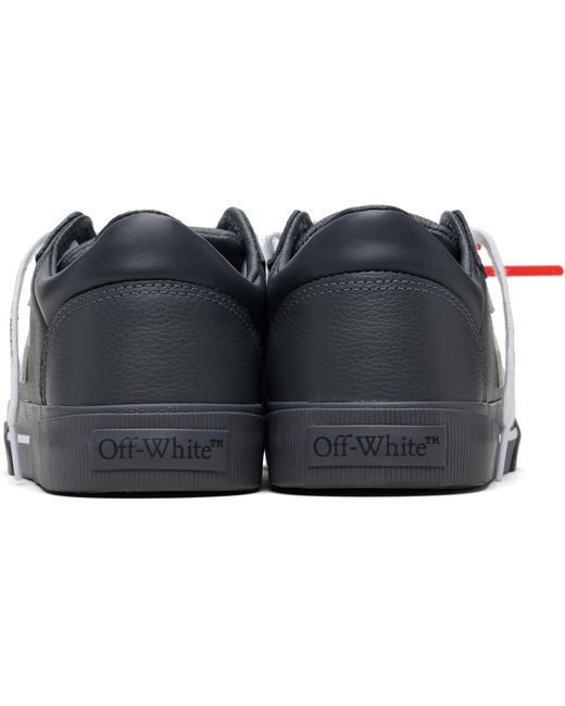 Off-White c/o Virgil Abloh Black Vulcanized Low Sneakers for men