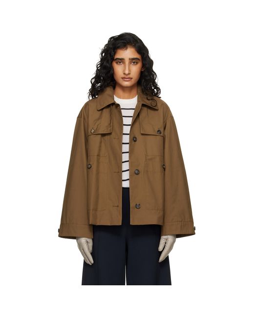 Max Mara Brown Tan Bouquet Jacket