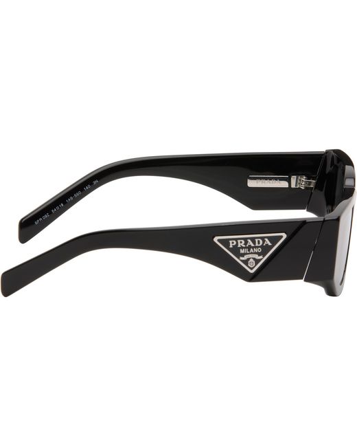 Prada Black Triangle Logo Sunglasses