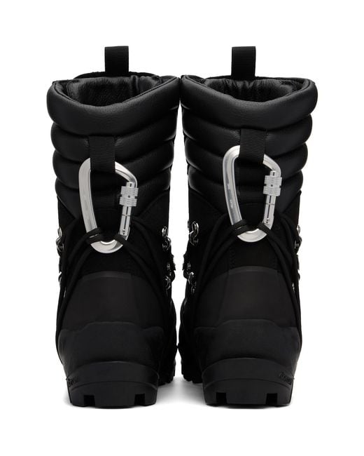HELIOT EMIL Black Tall Hiking Boots for men