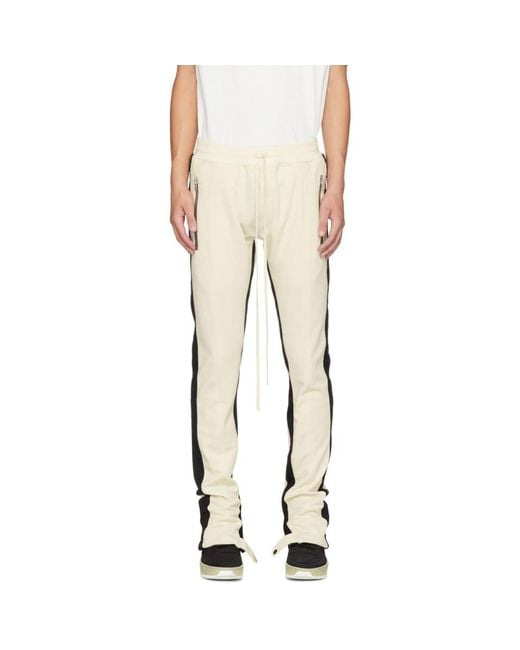 Double stripe clearance track pants mens